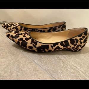 Animal print flats
